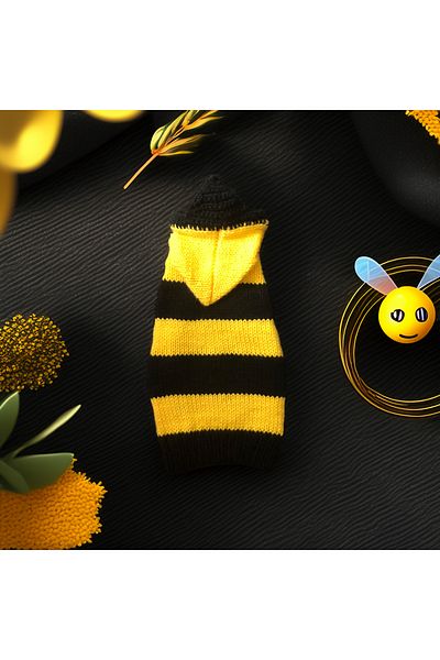 Lady Fify Bee Maya Hooded Sweatshirt for Cat Dog