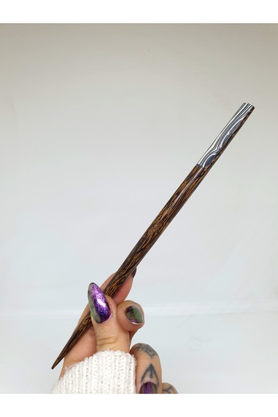 mama india alaçatı Paskalya Akiği Doğal Taş Detaylı Sandal Ağacı Saç Çubuğu, ...