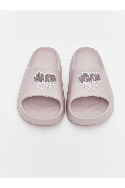 LC Waikiki LCW STEPS  Tek Bantlı Baskılı Kız Çocuk Terlik