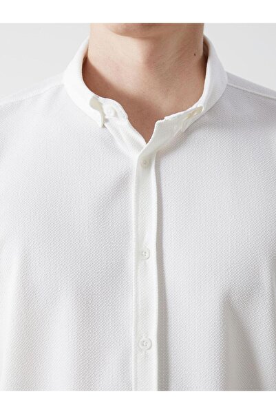 LC Waikiki Lcw Vision Slim Fit Long Sleeve Dobby Men's Shirt