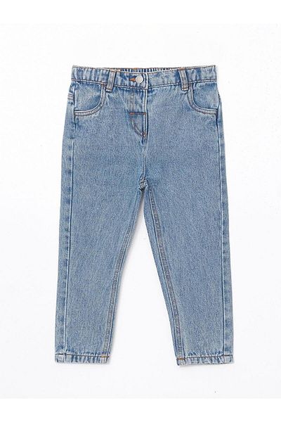 LC Waikiki Pantaloni de jeans pentru fetiță LCW baby cu talie elastică