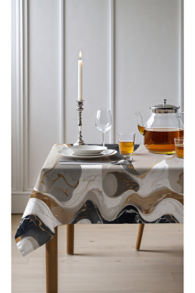 Medi Home Exclusive Series Lumos Kadife Dokulu Dertsiz Masa Örtüsü