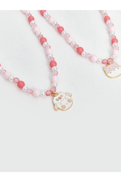 LC Waikiki Lcw Accessories Mixed Stone Girl's Necklace 2 Pieces