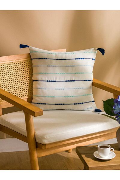 LC Waikiki LCW HOME Husă de pernă cu smocuri 45x45 Cm