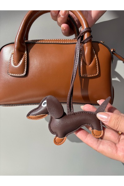PRIME AKSESUAR حقيبة سحرية من الجلد على شكل سجق على شكل كلب، زخرفة حقيبة عصري...
