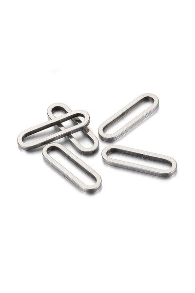 Choice 20 قطعة من المعلقات ذات الإطار المستطيل من الفولاذ المقاوم للصدأ مقاس ...