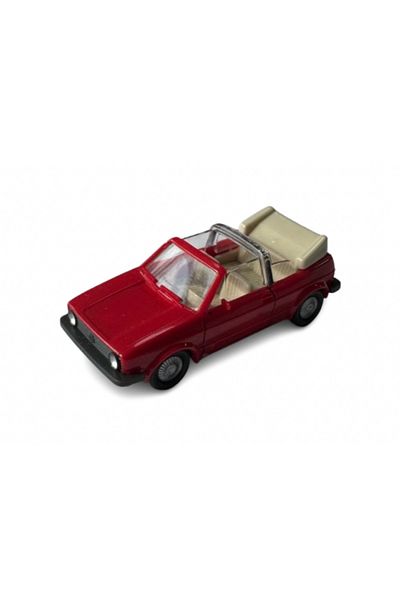 WİKİNG Wiking 1:87 Volkswagen Golf Cabrio Red Collectible Model Car
