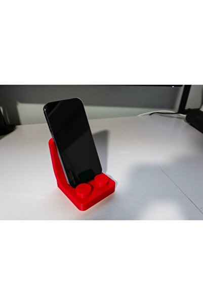 BamBam Sanat 3d Επιτραπέζια θήκη τηλεφώνου σε σχήμα δομικού στοιχείου από τούβλα / μόνο βάση)