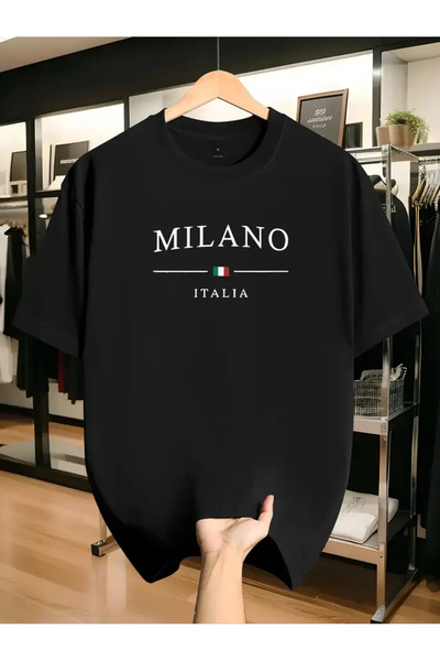 npLStore تي شيرت كبير الحجم مطبوع للجنسين