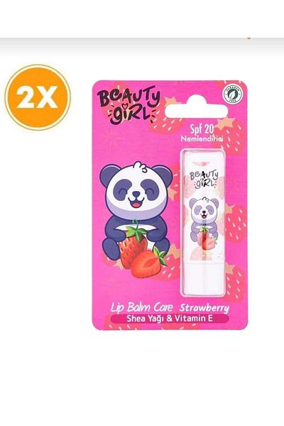 beauty girl 5 Gr X2 Strawberry Lip Honey Lip Moisturizer