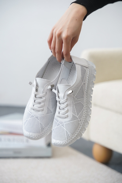 Cananın Pabuçları KCL 34-34 ΑΘΛΗΤΙΚΑ ΠΑΠΟΥΤΣΙΑ ΜΕ ΒΑΣΗ ΤΖΕΛ, ΓΝΗΣΙΟ ΔΕΡΜΑ