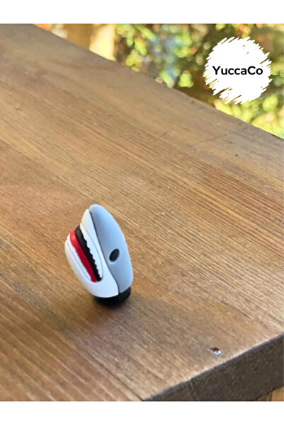 Crocs 3D Köpekbalığı Crocs Süsü/3 boyutlu Crocs Jibbtiz/Üç boyutlu Köpekbalığı Terlik Süsü