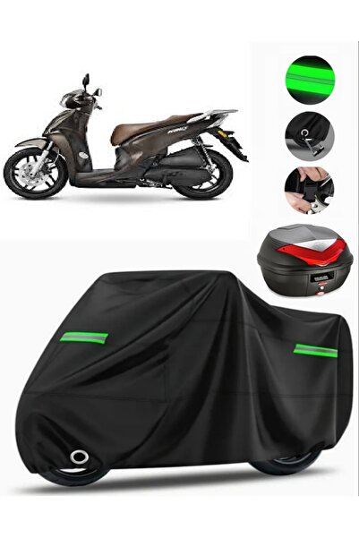 MotoEN Kymco People S 125I Rear Bag Compatible Premium Motorcycle Tarpaulin (...