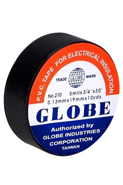 AHS Globe Plastik Izole Elektrik Bandı - Siyah 1adet
