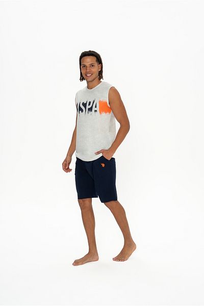 U.S. Polo Assn. Original Licensed New Season Men's Round Neck Athlete Shorts Set
