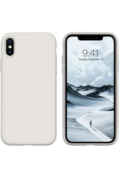 Marselit Soft Silicone with Velvet Inner Surface Compatible with iPhone X & X...