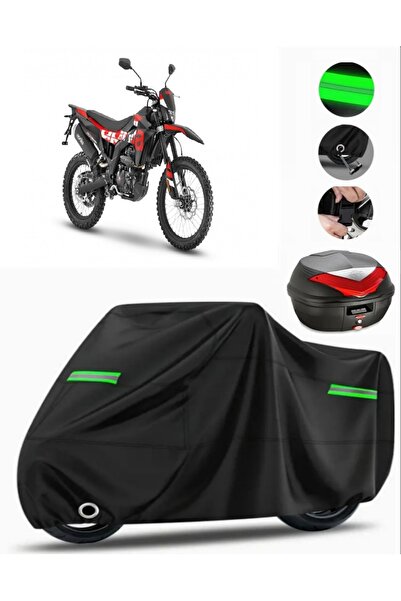 MotoEN Aprilia rx 125 rear bag compatible motorcycle tarpaulin premium (lock ...