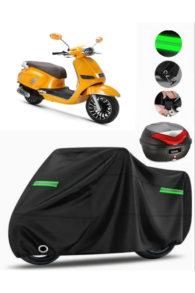 MotoEN Rks Premium (متوافق مع القفل) 125 حقيبة خلفية متوافقة مع القماش المشمع...