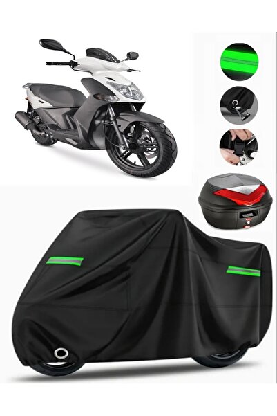 MotoEN Kymco Agility 150 Rear Bag Compatible Motorcycle Tarpaulin Premium (Lo...