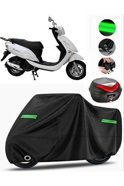 MotoEN حقيبة خلفية Mondial 100 MFM متوافقة مع قماش القنب للدراجات النارية (مت...