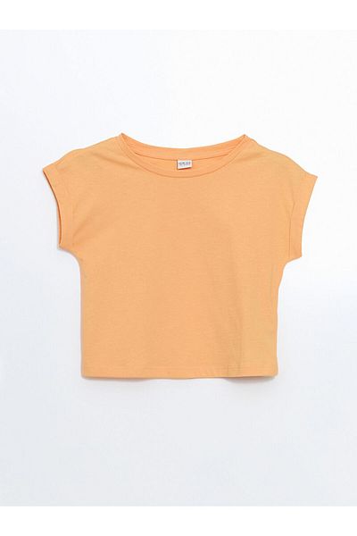 LC Waikiki New Season Crew Neck Girl's T-Shirt - S5Ev99Z4