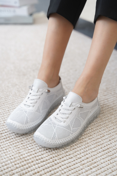 Cananın Pabuçları KCL 34-34 ΑΘΛΗΤΙΚΑ ΠΑΠΟΥΤΣΙΑ ΜΕ ΒΑΣΗ ΤΖΕΛ, ΓΝΗΣΙΟ ΔΕΡΜΑ