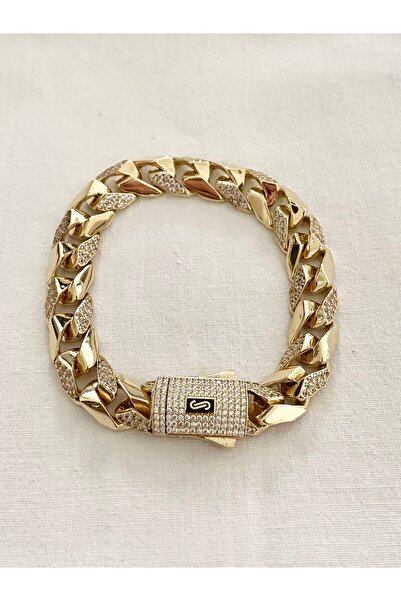 Lora Kuyumculuk İtalyan Kilitli Gurmet Altın Bileklik