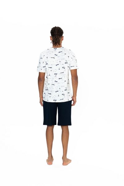 U.S. Polo Assn. Original Licensed New Season Men's Round Neck T-Shirt Shorts Set