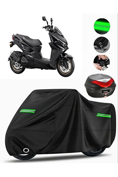 MotoEN Kymco Agility City 200 I Tailbag Compatible Motorcycle Tarpaulin Premi...