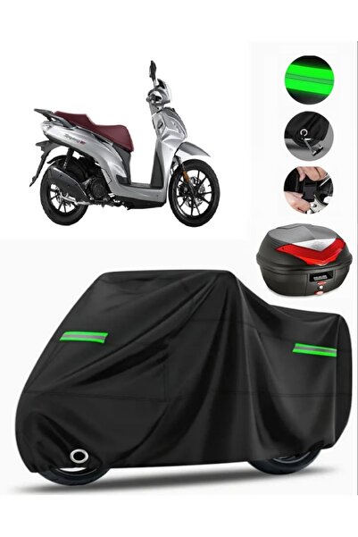 MotoEN Sym symphony st 200i abs rear bag compatible motorcycle tarpaulin prem...