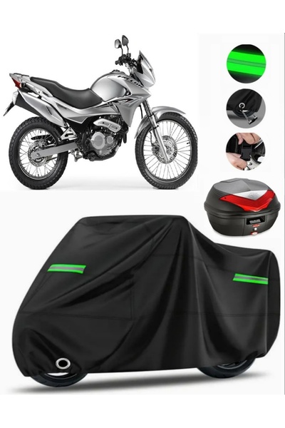 MotoEN غطاء خلفي متوافق مع غطاء دراجة نارية Honda NX 4 Falcon Premium (متوافق...