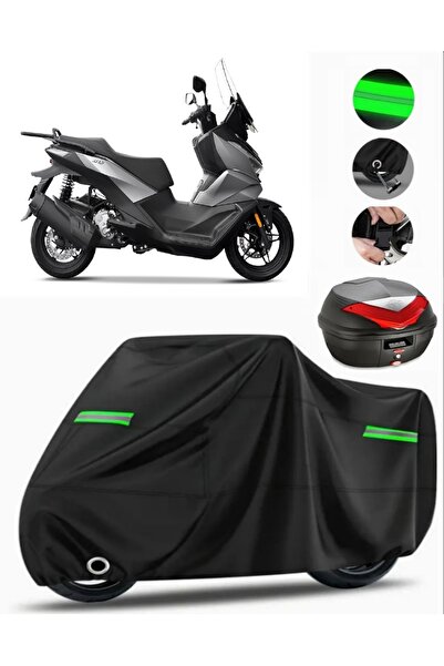 MotoEN Voge Sr3 Topcase Compatible Motorcycle Tarpaulin Premium (Lock Compati...