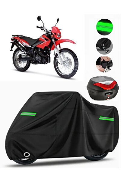 MotoEN Kanuni Cross 150 Rear Bag Compatible Motorcycle Tarpaulin Premium (Loc...