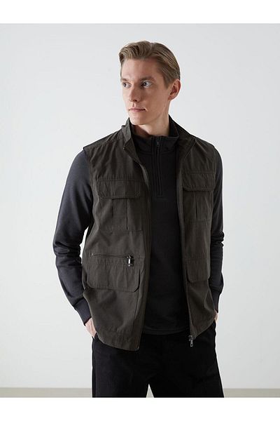 LC Waikiki Ανδρικό γιλέκο LCWAIKIKI Classic Standard Fit Stand-up Collar