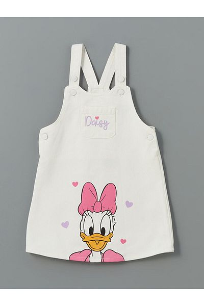 LC Waikiki Rochie din Gabardină pentru Fete LCW Kids Daisy Duck