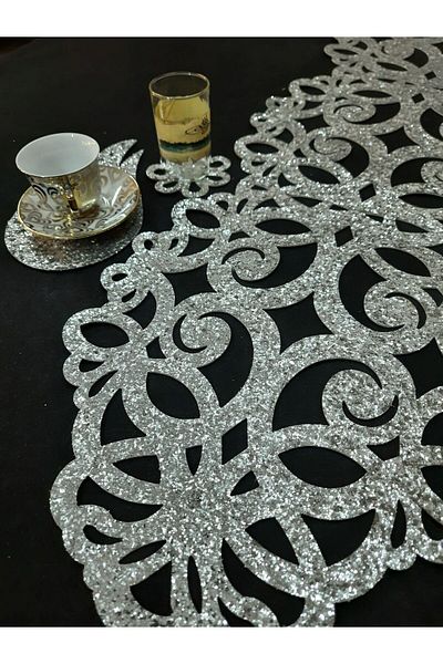 SEHARA 120CM 1 Runner, 100CM 2 Runner, 42X32 3 σερβιρίσματα, 4 τμχ Παρουσίαση καφέ και Σετ κάλυμμα σαλονιού
