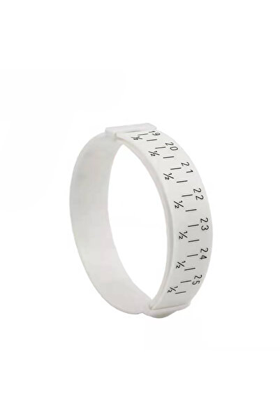 Choice white ABS Plastic Bracelet Bangle Gauge Sizer 15 to 25cm Jewelry Measu...