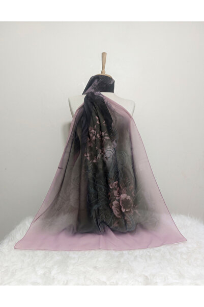 REMOMODA Şal de modă floral cu model Shil Yetti Gradient