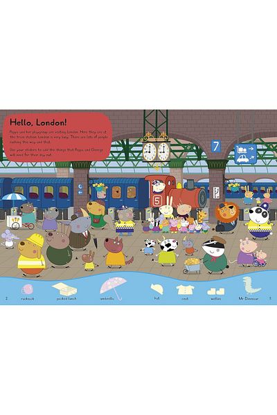 Penguin Books Peppa's London Day Out Sticker Activity Book