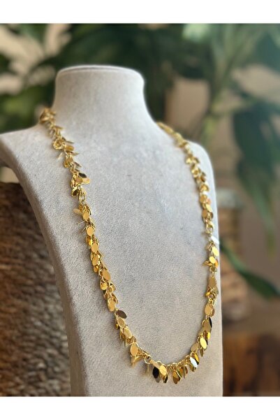 illys Gold Pullu Görünüm Tasarım Kolye