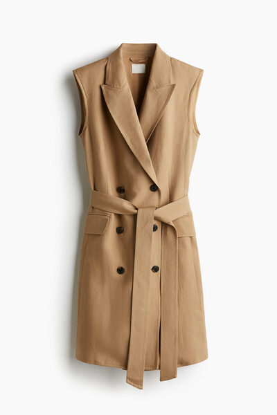 H&M Keten Karışımlı Blazer Elbise