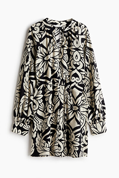 H&M Kuşaklı Tunik Elbise