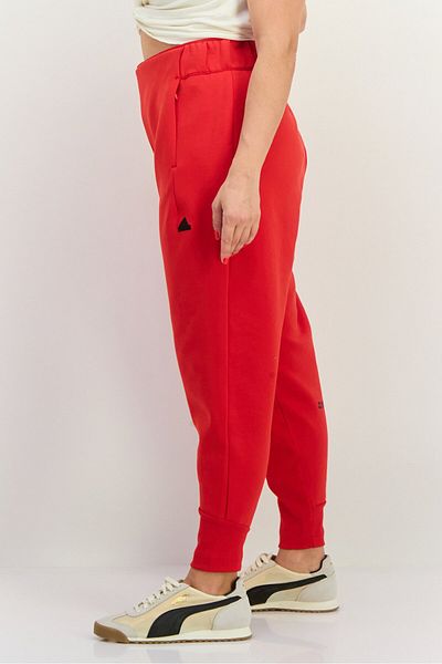 adidas Women Sportswear Fit Brand Logo Outdoor Sweatpants, Red