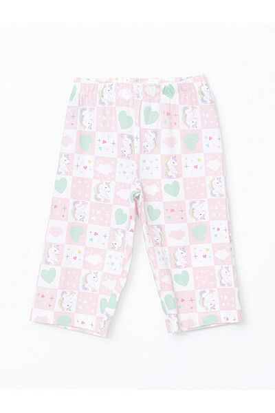 LC Waikiki LCW Kids Pink Flevi إطار الحدث السراويل السفلية منامة