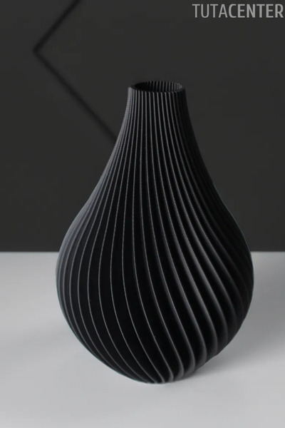 TUTACENTER VASE DURU NEGRE 15CM