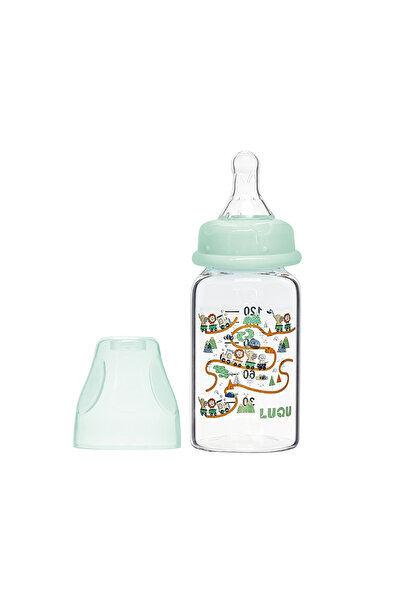 LUQU BABY زجاجة الرضاعة الزجاجية الأفضل من LuQu للحليب - خالية من مادة BPA، م...