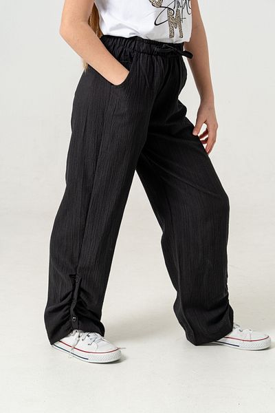 GİYİCEM TEKSTİL Girl's Side Leg Gathered Trousers 2559