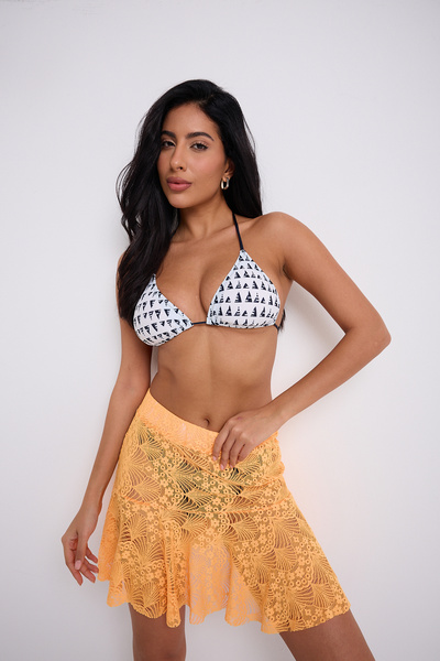 BY PAPI انتفض تنورة الدانتيل