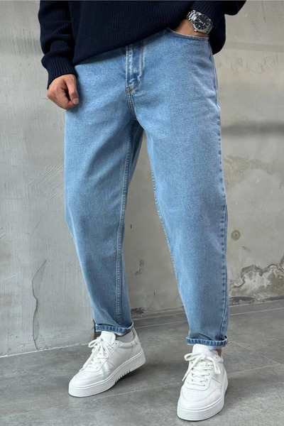 BDRMAN Boyfriend Mavi Renk Kot Pantolon