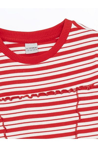 LC Waikiki New Season Crew Neck Girl's Crop T-Shirt - S5Be49Z4